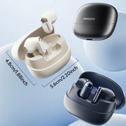 Philips Wireless Earbuds TAT2169 – Noise-Cancelling Stereo Mic