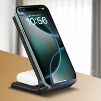 Wireless Charging Station Dual Fast Charger Stand for Devices