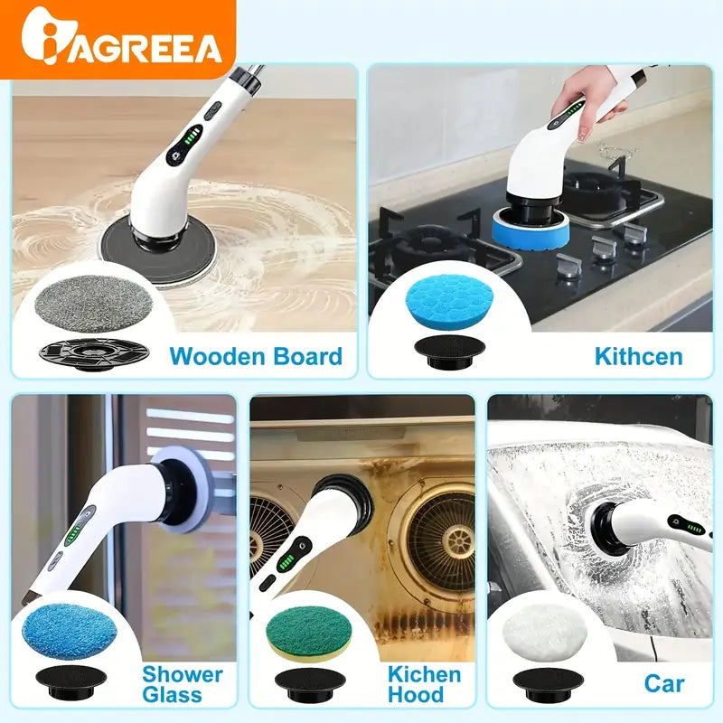 Electric Rotating Cleaner – Best Cordless Cleaning Brush Qatar