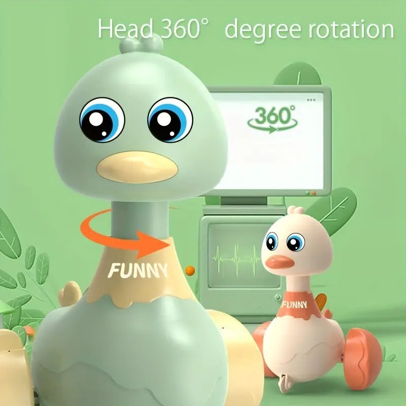 No Battery Duck Toy Car for Kids – Friction Powered Fun