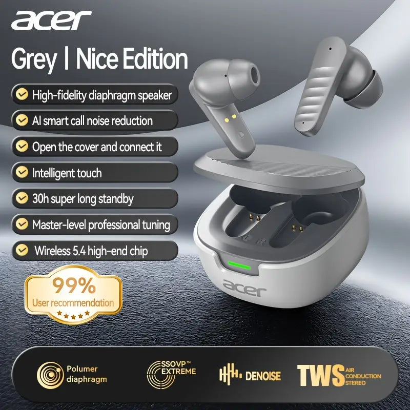 Acer Wireless Earbuds  OHR503 | Noise Cancelling Wireless Earbuds