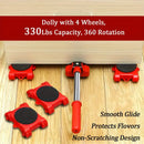 Heavy Duty Furniture Moving Roller - Furniture Lifter Sliders Set