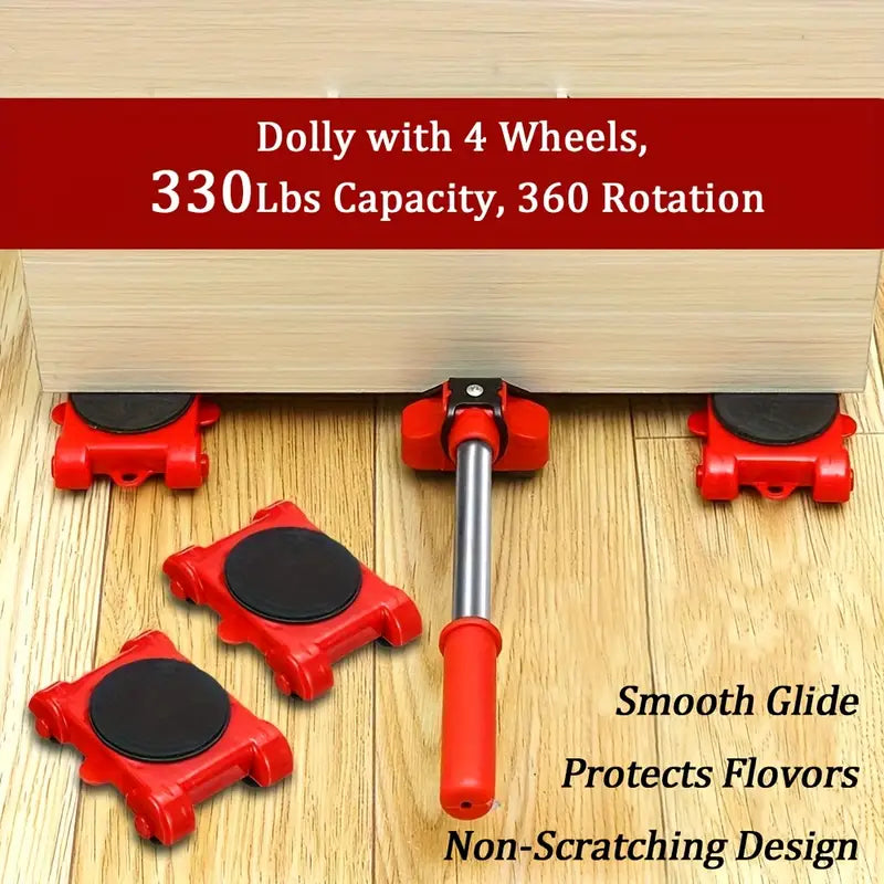 Heavy Duty Furniture Moving Roller - Furniture Lifter Sliders Set