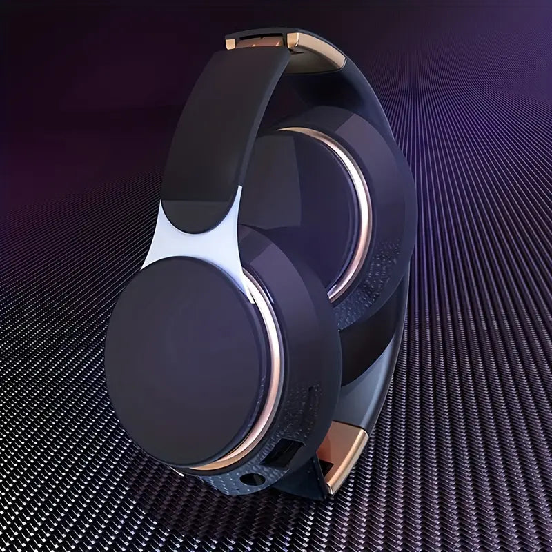 Wireless Headphones with Mic – Ear Foldable Lightweight Bass