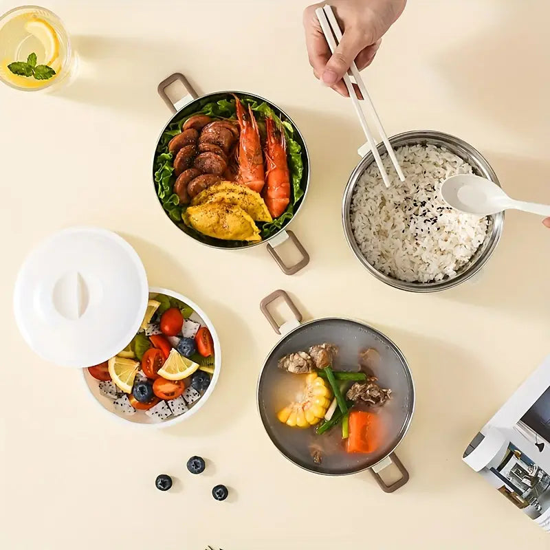 Insulated Lunch Box and Bag Set for Kids & Adults