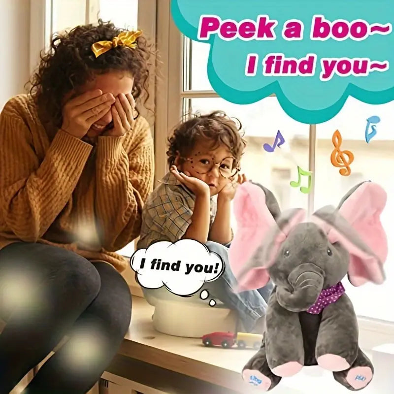 Musical Elephant Plush Interactive Singing Elephant Plush Toy