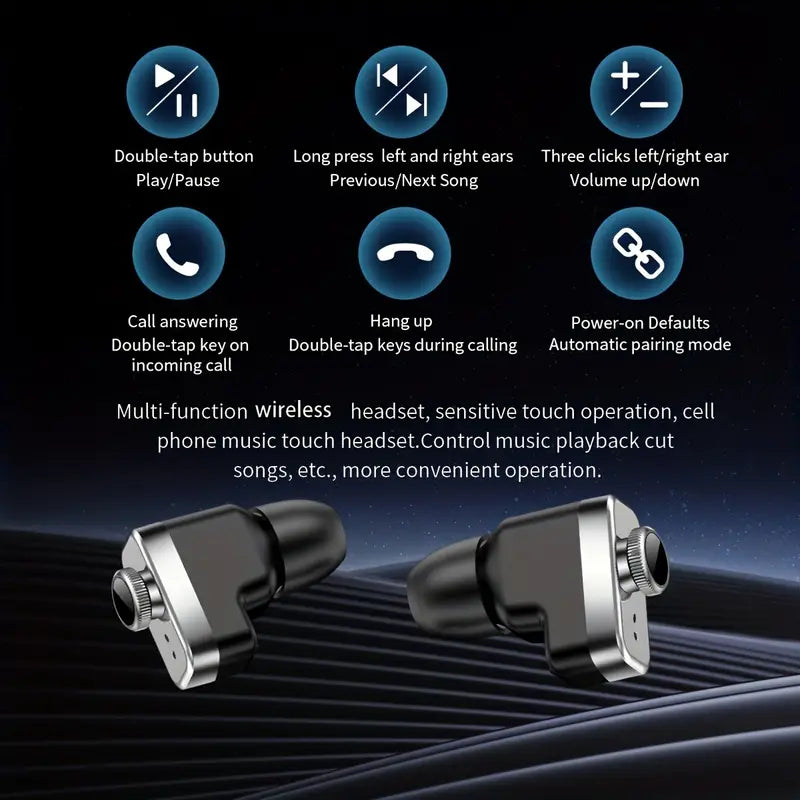 Smartwatch with TWS Earbuds - NFC Fitness Tracker