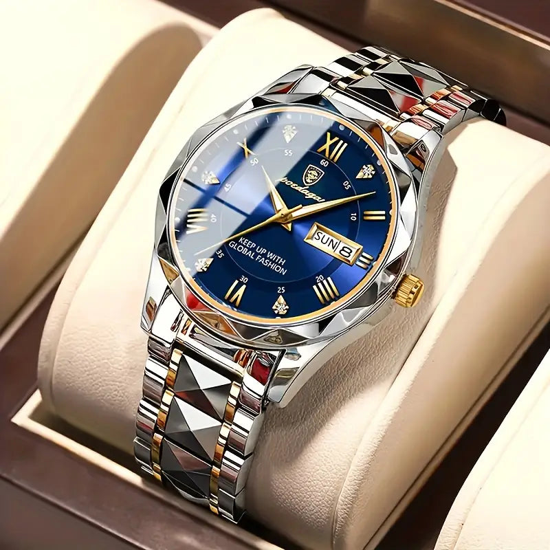 POEDAGAR Couple Watches – Quartz Luminous Waterproof Style