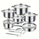 Stainless Steel Cookware Set - Best Cookware Set in Qatar