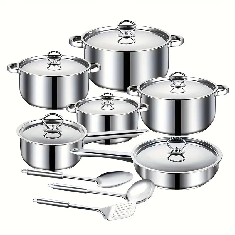 Stainless Steel Cookware Set - Best Cookware Set in Qatar