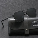 Mens Stainless Steel Glasses – Ultra Light & Square Frame for Men