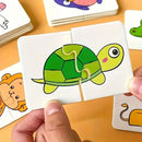 Baby learning cards – Animal & fruit matching toddler cards