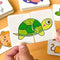 Baby learning cards – Animal & fruit matching toddler cards