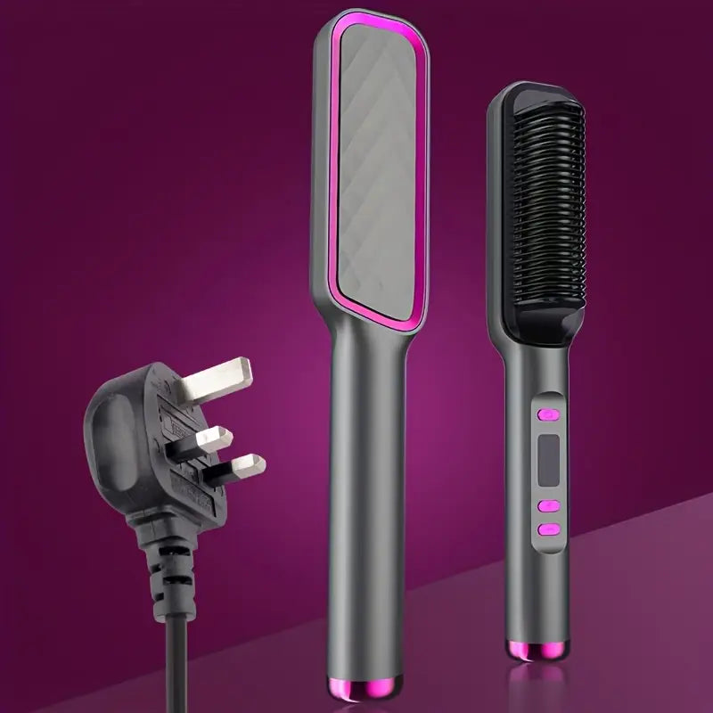 Best Electric Hair Straightener Brush | Portable mini hair straightener