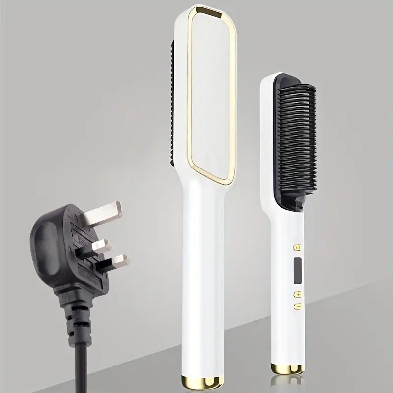 Best Electric Hair Straightener Brush | Portable mini hair straightener