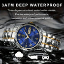 POEDAGAR Couple Watches – Quartz Luminous Waterproof Style