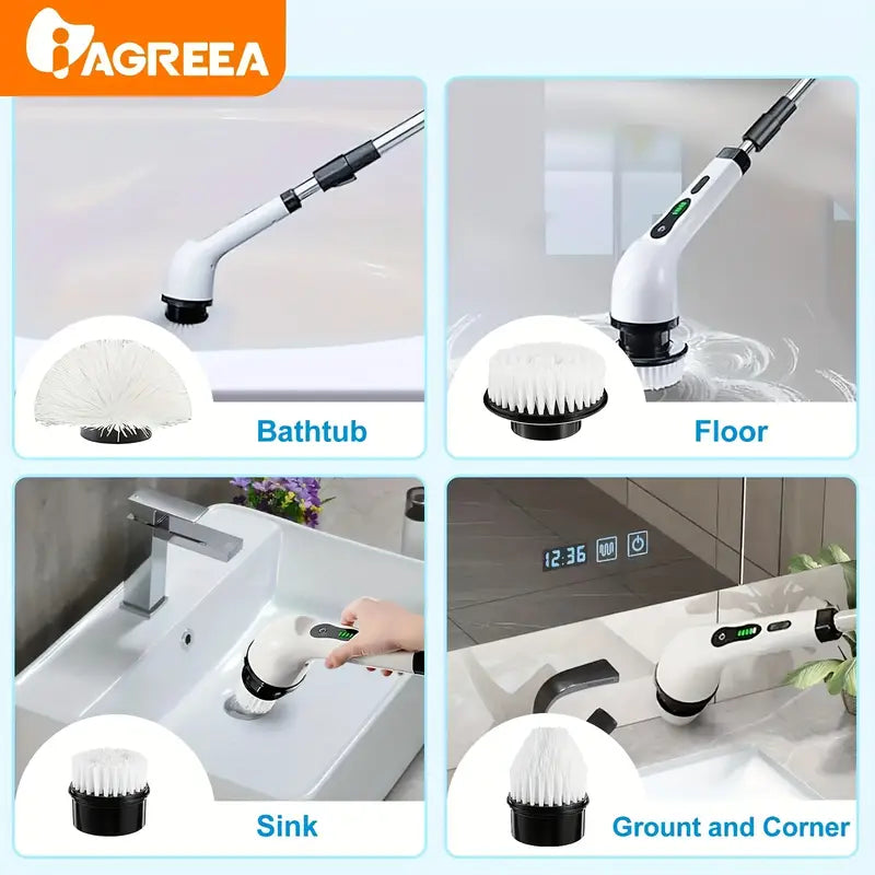Electric Rotating Cleaner – Best Cordless Cleaning Brush Qatar