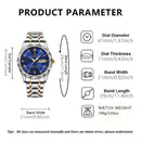 POEDAGAR Couple Watches – Quartz Luminous Waterproof Style