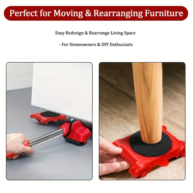 Heavy Duty Furniture Moving Roller - Furniture Lifter Sliders Set