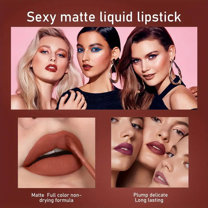 Waterproof Lipstick Makeup Set – Long Lasting & Transfer Proof