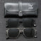 Mens Stainless Steel Glasses – Ultra Light & Square Frame for Men