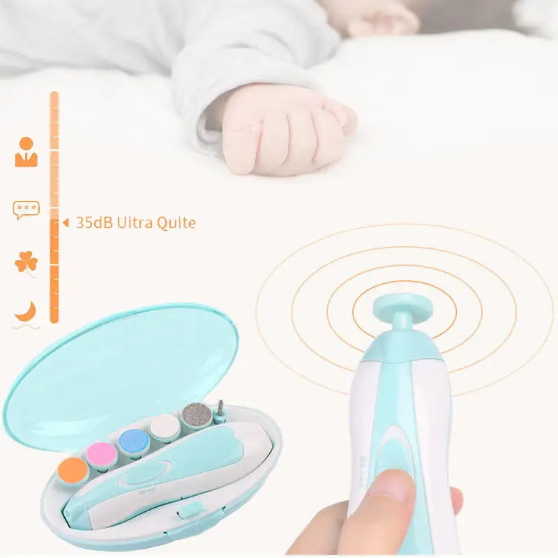 Electric Baby Nail Clippers – Safe & Gentle Nail Trimming