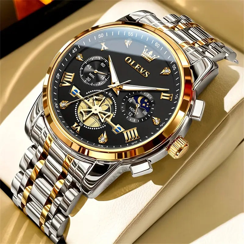 OLEVS Mens Watches Waterproof – Luxury Watch for Stylish Men