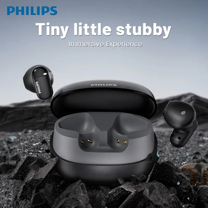 Philips Wireless Earbuds TAT2169 – Noise-Cancelling Stereo Mic