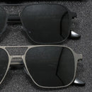 Mens Stainless Steel Glasses – Ultra Light & Square Frame for Men