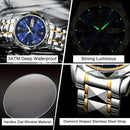 POEDAGAR Couple Watches – Quartz Luminous Waterproof Style
