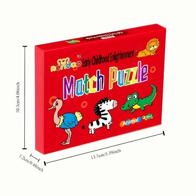 Baby learning cards – Animal & fruit matching toddler cards